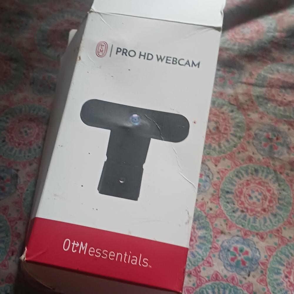 Home Essentials Pro HD Webcam - Black